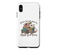 When Life Gets Blurry Adjust Your Focus -Camera Photography Case for iPhone XS Max