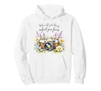 When Life Gets Blurry Adjust Your Focus Vintage Camera Pullover Hoodie