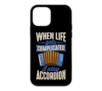 When Life Gets Complicated I Play Accordion Case for iPhone 12 mini
