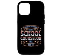 WHEN LIFE GETS HARD CALL A SCHOOL COUNSELOR Case for iPhone 12/12 Pro