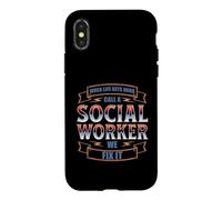 When Life Gets Hard, Call a Social Worker Case for iPhone X/XS
