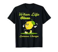 When Life Gives Lemons Charge Hustle Vibes Energy T-Shirt
