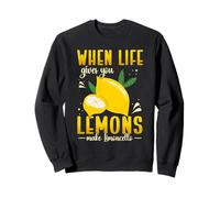 When Life Gives You Lemons Make Lemonade Optimism Positivity Sweatshirt