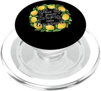 When Life Gives You Lemons Make Lemonade Words PopSockets PopGrip for MagSafe