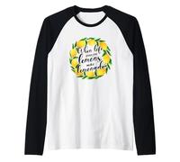 When Life Gives You Lemons Make Lemonade Words Raglan Baseball Tee