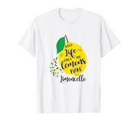 When Life Gives You Lemons Make Limoncello Funny Positive T-Shirt