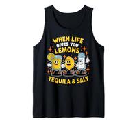When Life Gives You Lemons Tequila & Salt Funny Quote Tank Top