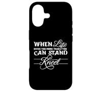 When Life Gives You More Than You Can Stand Kneel God Jesus Case for iPhone 17