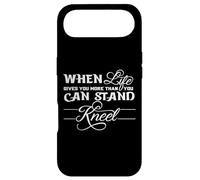 When Life Gives You More Than You Can Stand Kneel God Jesus Case for iPhone Air
