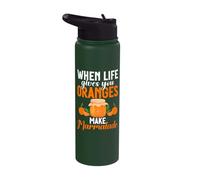 When Life Gives You Oranges Make Marmalade Stainless Steel Insulated Water Bottle