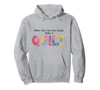 When Life Gives You Scraps, Make A Quilt sewing quilting mom Pullover Hoodie
