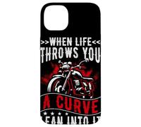"WHEN LIFE THROWS YOU A CURVE LEAN INTO IT" Case for iPhone 14 Plus