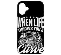 WHEN LIFE THROWS YOU A CURVE LEAN TO IT Case for iPhone 16 Plus