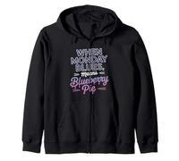 When Monday Blues Means Blueberry Pie Labor Day Zip Hoodie