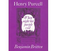 When Night Her Purple Veil: (voice and ensemble) (Faber Edition)