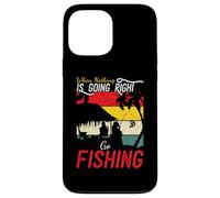 When Nothing Is Going Right Go Fishing Funny Angler Fisher Case for iPhone 13 Pro Max