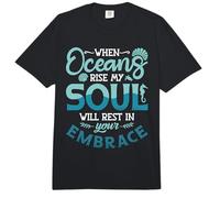 When Oceans Rise My Soul Freediving Apnoe Fans Freediver Comfort Colors Adult Heavyweight T-Shirt