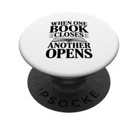 When One Book Closes Another Opens Inspirational Quote PopSockets Adhesive PopGrip