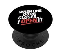 When One Door Closes I Open It Locksmith PopSockets Adhesive PopGrip