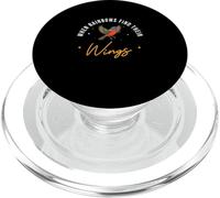 When Rainbows Find Their Wings Painted Bunting Ornithologist PopSockets PopGrip for MagSafe