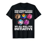 When someone attacks one party member we roll for initiative T-Shirt