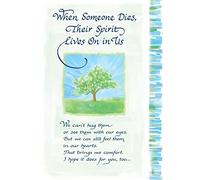 When Someone Dies Their Spirit Sympathy Blue Mountain Arts Card