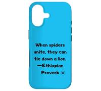 When Spiders Unite They Can Bring Down a Lion Case for iPhone 17