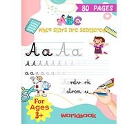 when stars are scattered: Cute Letter Tracing Notebook for Toddlers 2-4 Years Old ,dyslexia tools with calligraphy kits for kids ,scholastic ... kids and calligraphy pens for beginners kit.