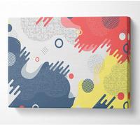 When The Colous Meet Canvas Print Wall Art - Medium 20 X 32 Inches