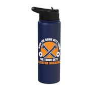 When The Going gets Tough The Tough get Elevator Mechanic Stainless Steel Insulated Water Bottle