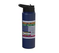 When The Green Light Drops The Trash Talk Stops Stainless Steel Insulated Water Bottle