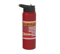 When The Green Light Drops The Trash Talk Stops Stainless Steel Insulated Water Bottle