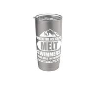 When the Ice Caps Melt Swimmers Will Rule - Swimmer Stainless Steel Insulated Tumbler