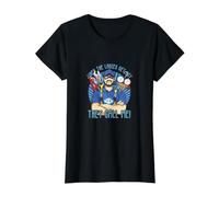 When The Ladies Get Hot They Call Me HVAC AC Technician Value Graphic T-Shirt, Women, Black, M