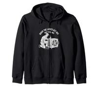 When The Ladies Gets Hot They Call Me Mens Funny HVAC Dad Zip Hoodie