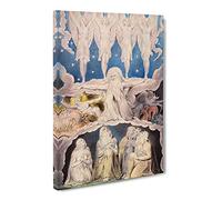 When The Morning Stars Sang Together Butts Set By William Blake Canvas Print | Gallery Wrapped 30mm Frame Wall Art | 20x14 inches | Ready to Hang | Classic Space Picture | Living Room Lounge Office