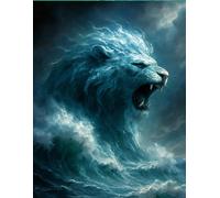 When the Ocean Roars Sketchbook - Studio Edition (8.5 × 11 in Dotted Pages for Artists): A creative companion from BROH Line Studio’s Elementals Art Edition