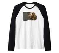 When the Pits Fell Silent Raglan Baseball Tee