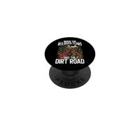 When The Red River Flows Take The Dirt Road Funny PopSockets Adhesive PopGrip