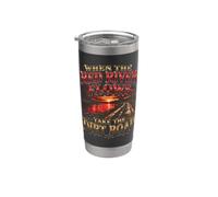 When The Red River Flows Take The Dirt Road Stainless Steel Insulated Tumbler