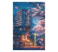 When The Sakura Bloom Jigsaw Puzzle for Adults, 1000 PCS