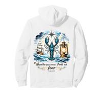 When The Seas Roar I Will Not Fear Pullover Hoodie