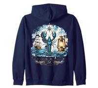 When The Seas Roar I Will Not Fear Zip Hoodie