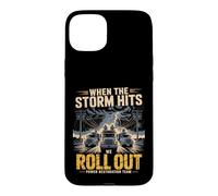 When The Storm Hits We Roll Out Lineman Power Case for iPhone 15 Plus