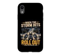 When The Storm Hits We Roll Out Lineman Power Case for iPhone XR