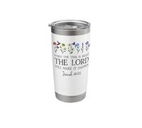 When the Time Right The Lord Will Make Happen Isaiah 60:22 Stainless Steel Insulated Tumbler