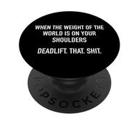 When The Weight Of The World Is On Your Shoulders PopSockets Adhesive PopGrip