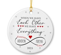 When We Have Each Other Christmas Tree Hanging Ornament Decorative Christmas Decorations Funny Xmas Pendant For New Years Holiday Wedding