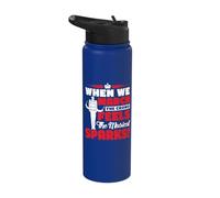 When we March The Crowd Feels - Marching Band Stainless Steel Insulated Water Bottle