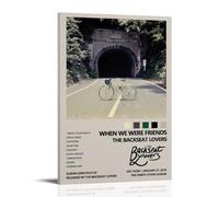 When We Were Friends-The Backseat Lovers Anti Splash Art Posters Living Room And Bedroom Hanging Paintings Suitable for Multiple Scenarios No Need for Punching Easy to Install Suitable for Gifts And P